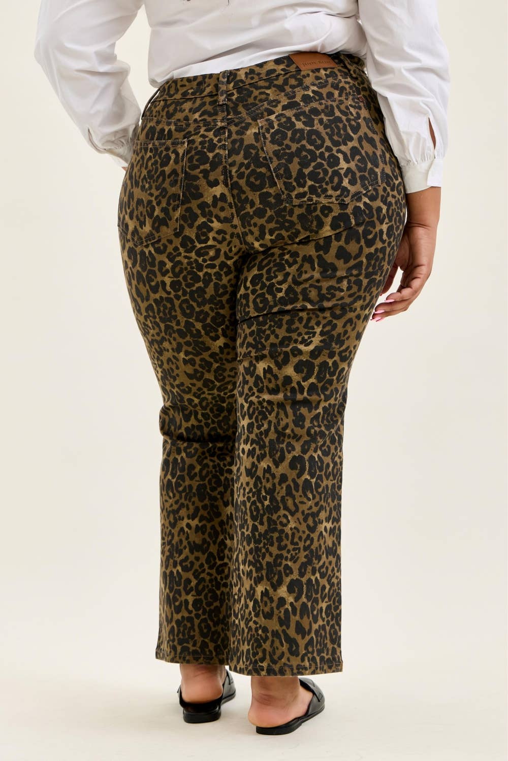 HW Bootcut Leopard Print - PLUS