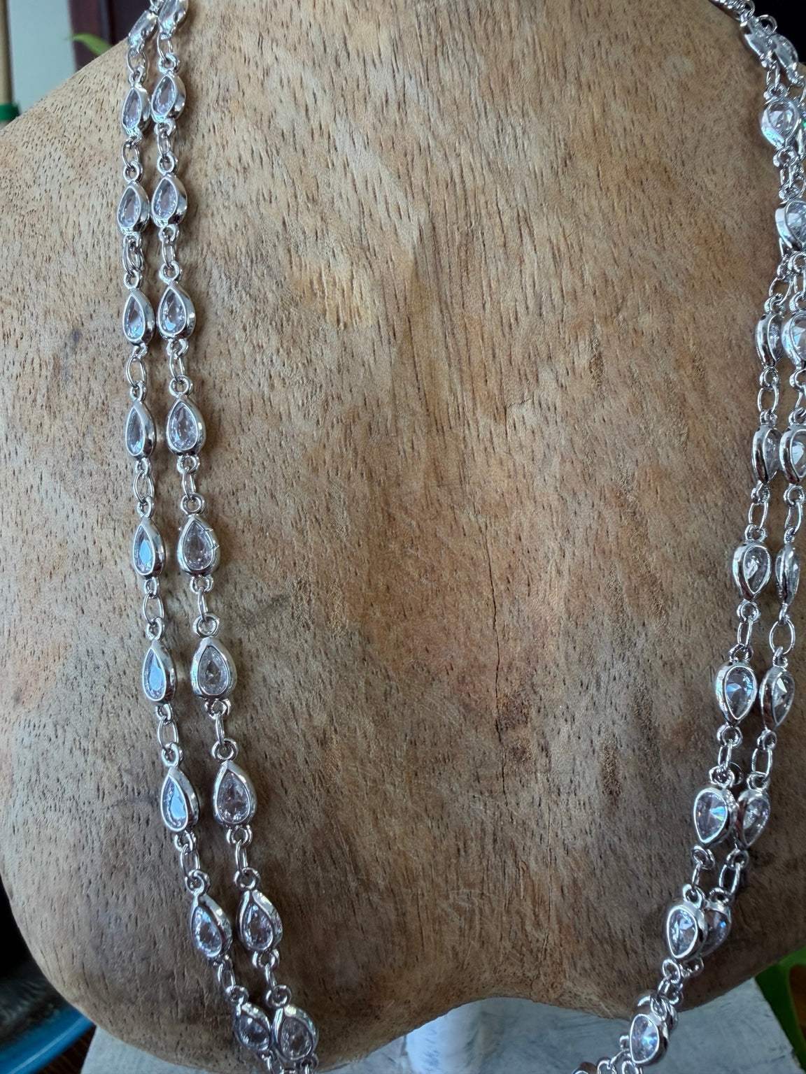 Mustard Seed Crystal Choker Necklace