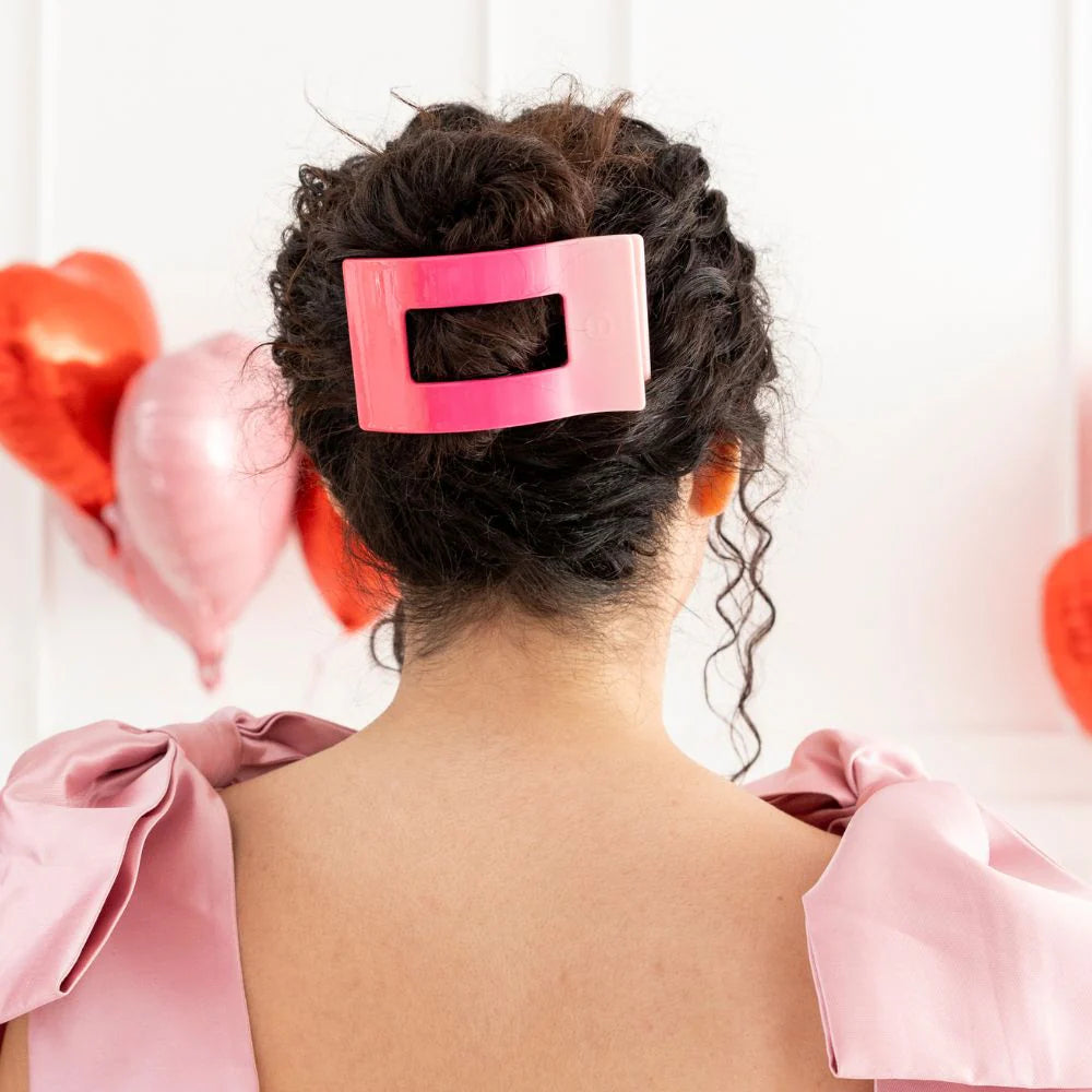 Teleties Kiss & Tell Flat Rectangle Hair Clip