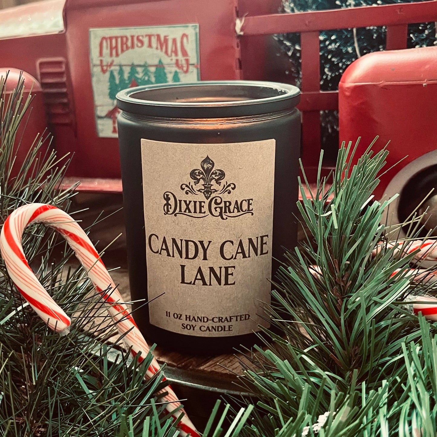 Candy Cane Lane Candle