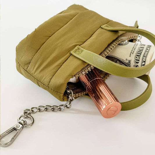 Mini Puff Bag Keychain