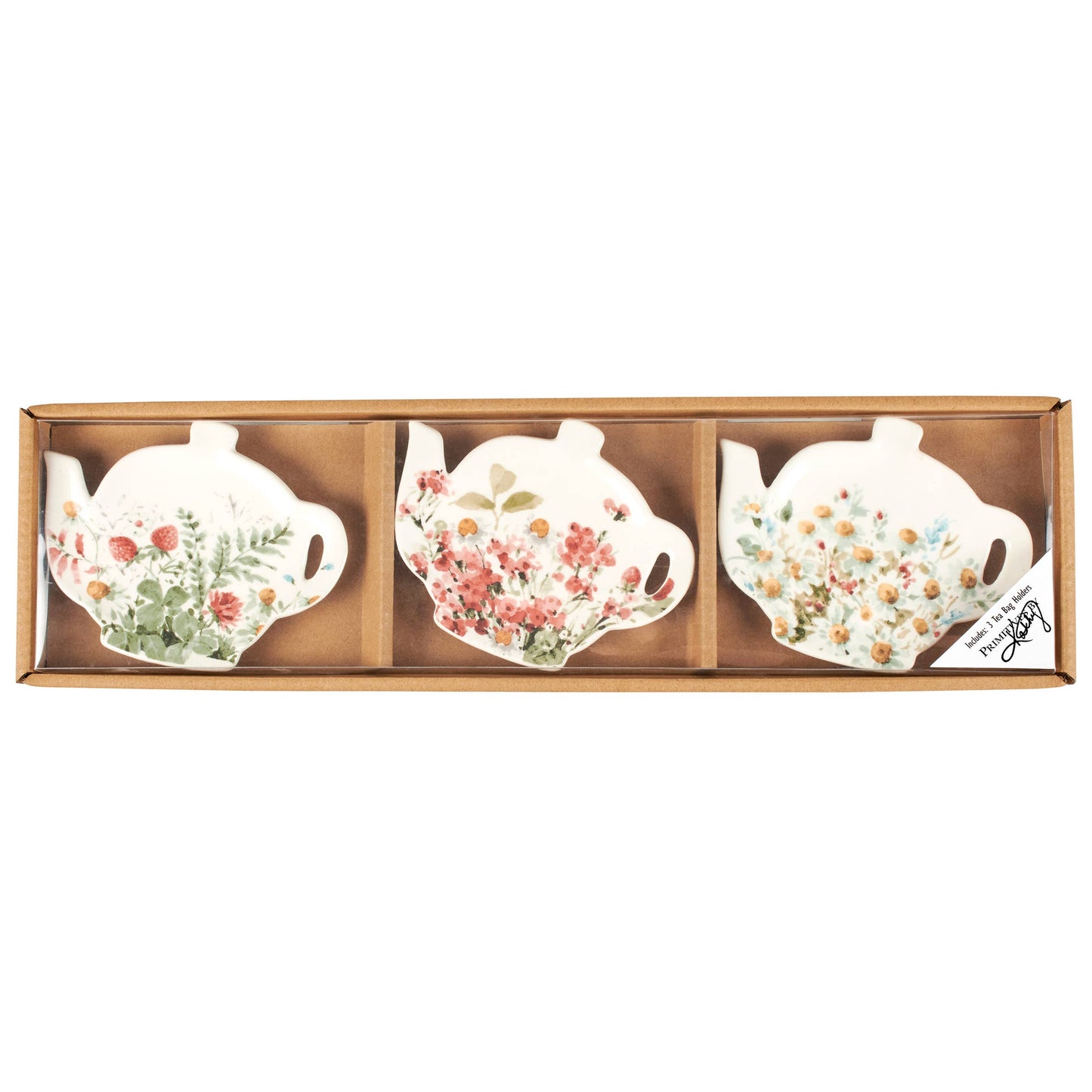 Florals Tea Bag Holder Set