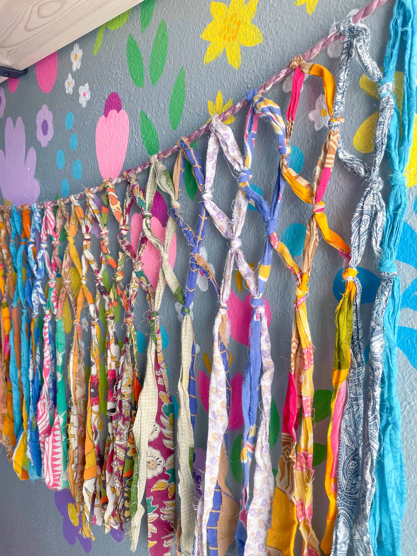 Saree Macrame Banner