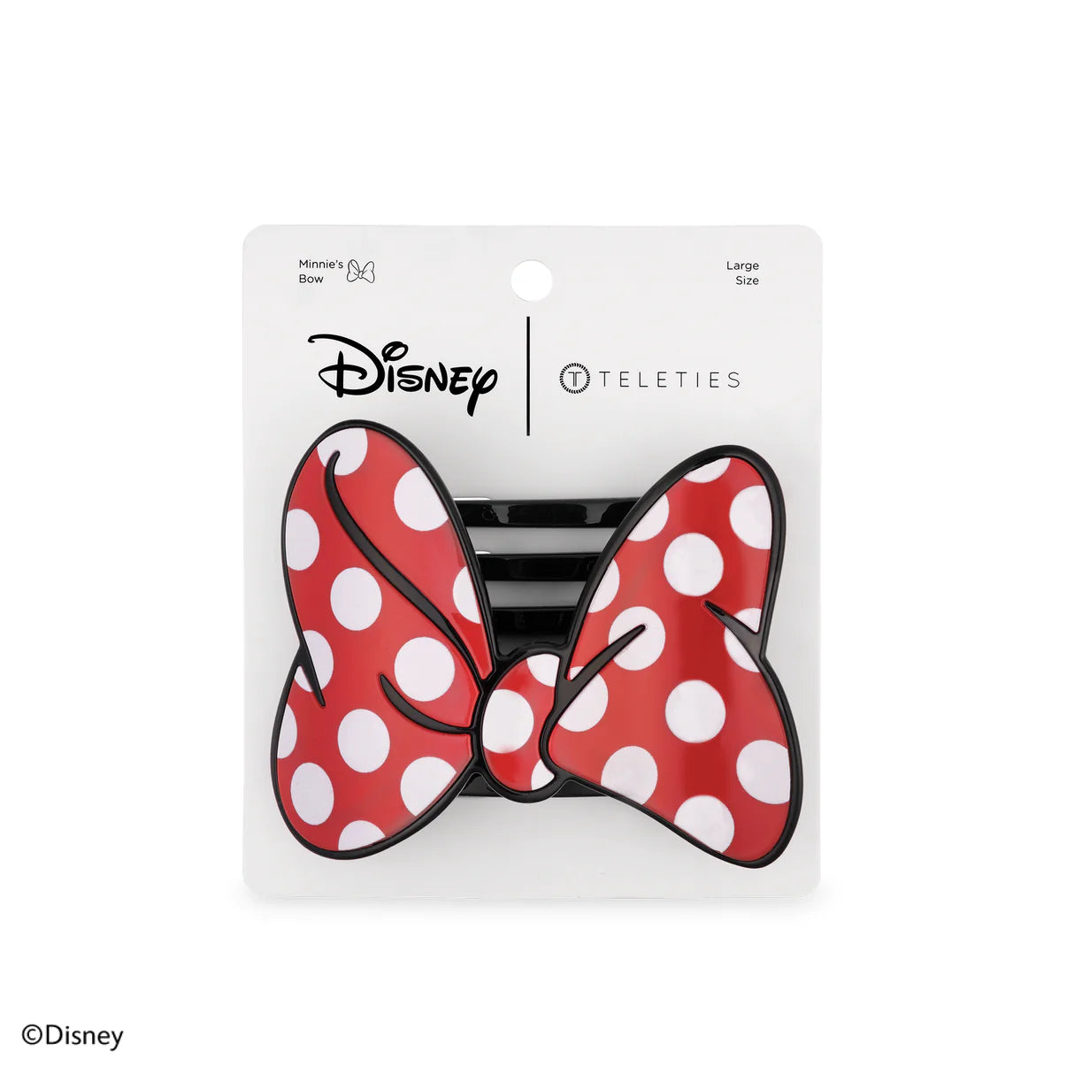 Disney: Minnie's Bow Large Flat Hair Clip