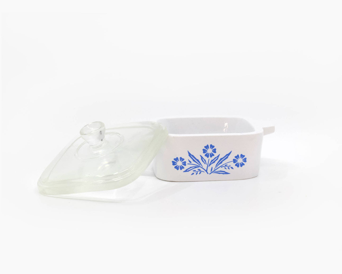 Cornflower Trinket Box – Corning Ware–Inspired Jewelry Dish