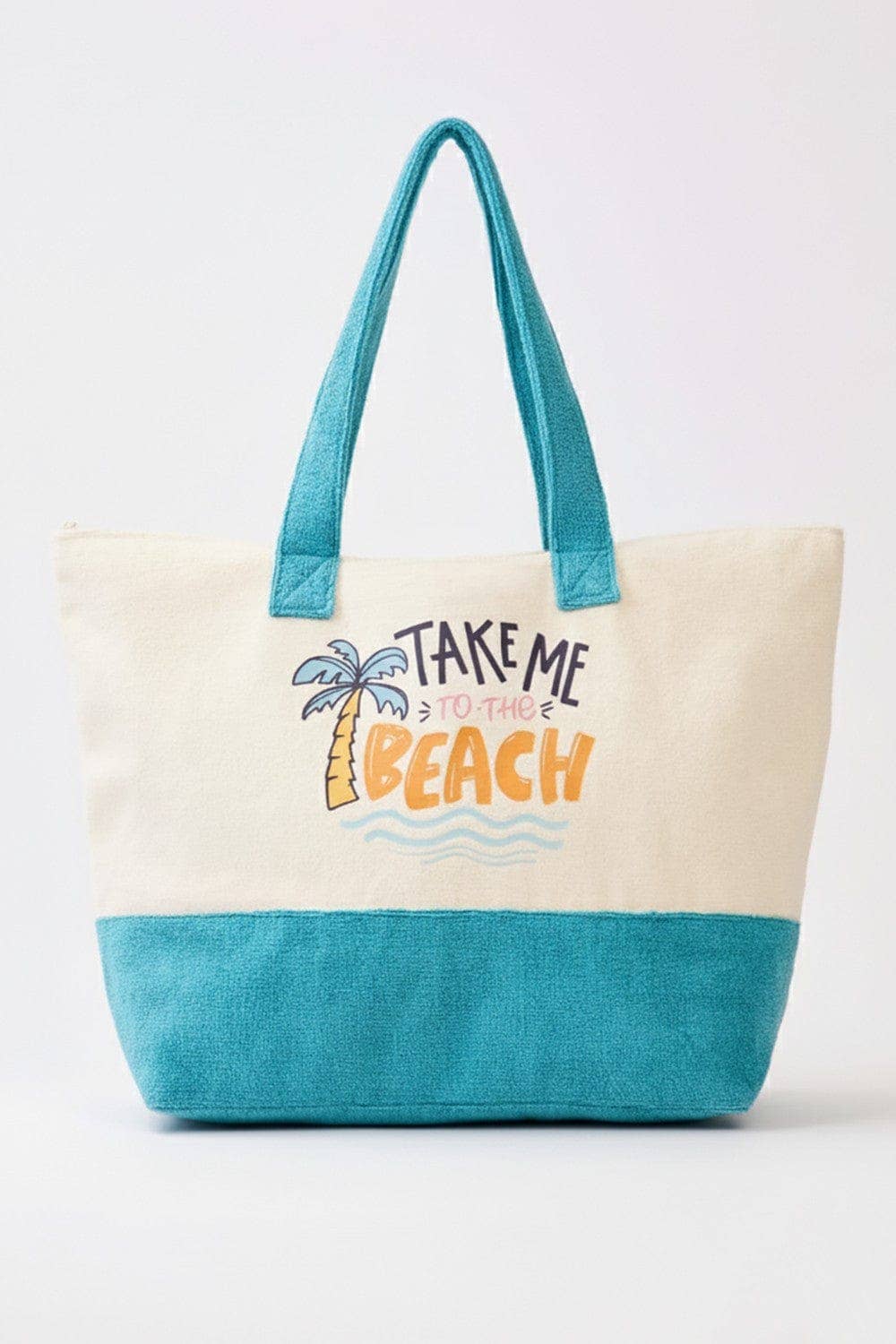 MB0347 Take Me To The Beach Terry Tote Bag