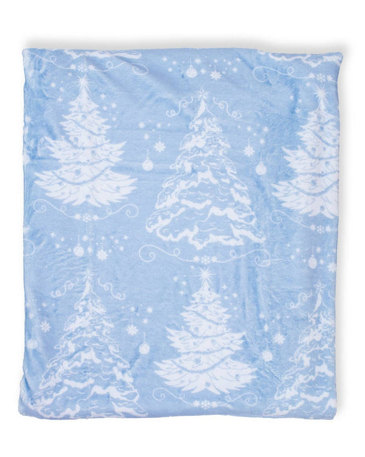 Winter Dreams Throw   Light Blue   50x60