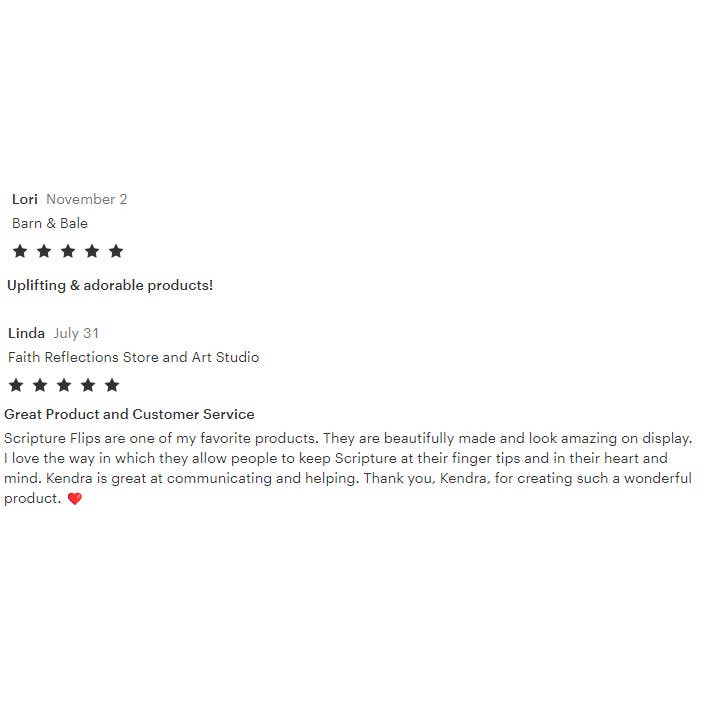 Peace Scripture Flip