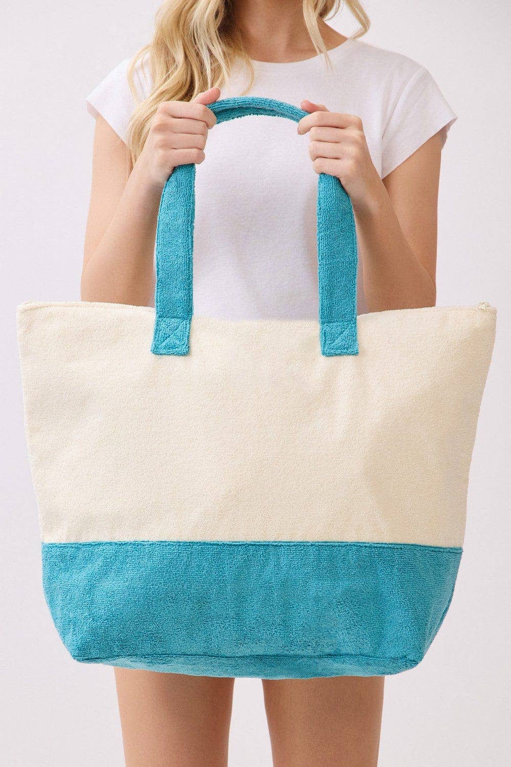 MB0347 Take Me To The Beach Terry Tote Bag