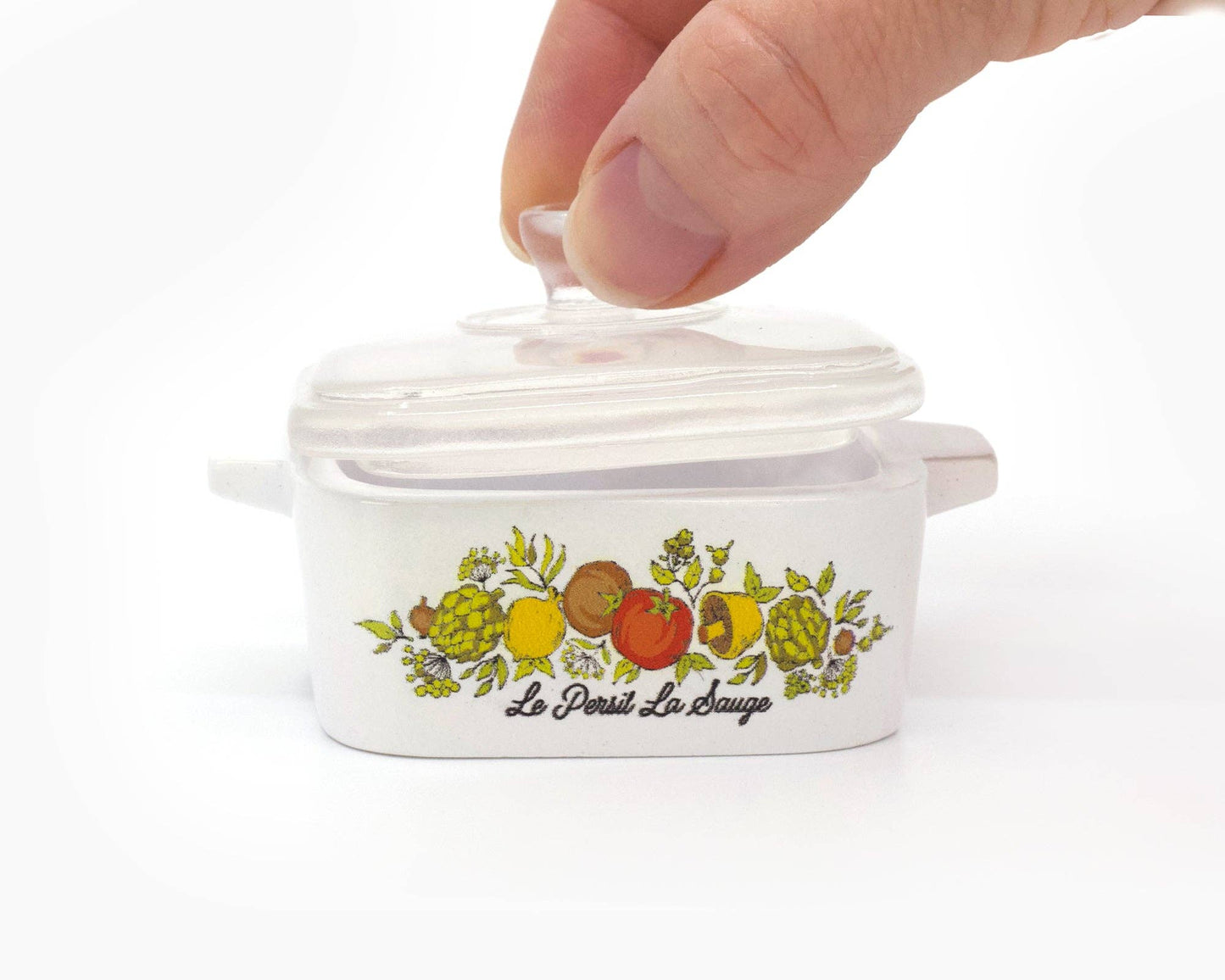 Spice of Life Trinket Box – Corning Ware–Inspired Mini Dish