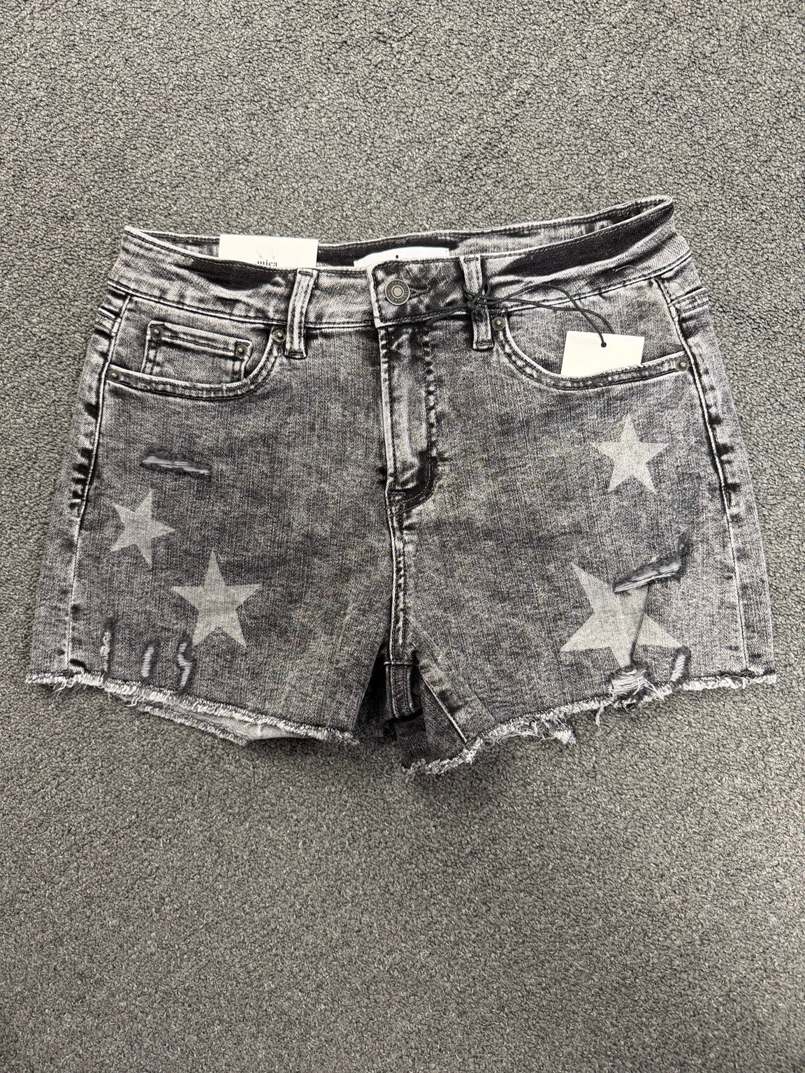 Starlight Distressed Denim Shorts
