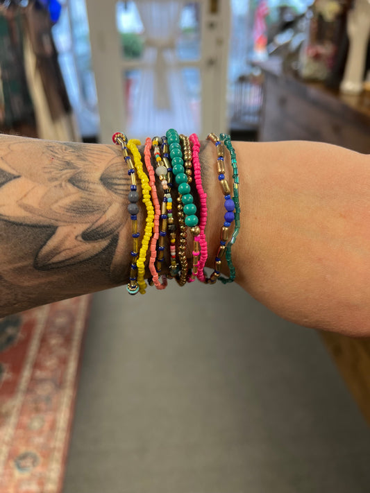 Boho Bead Bracelet - singles