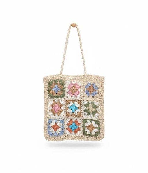 SF252116 Tilly Granny Square Chic Tote Bag