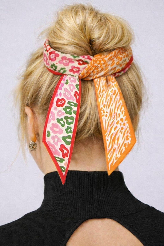Animal Mix Skinny Scarf