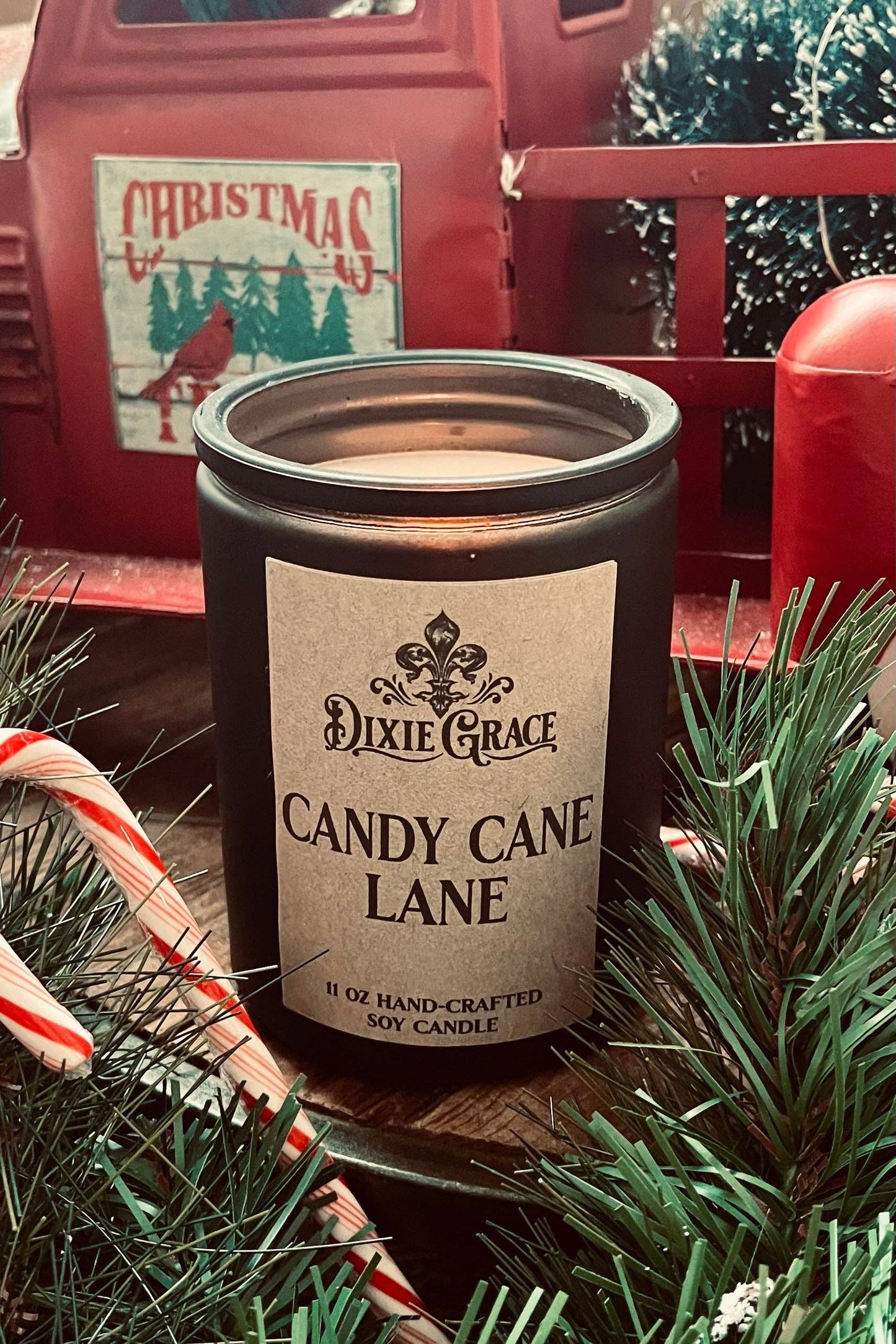 Candy Cane Lane Candle