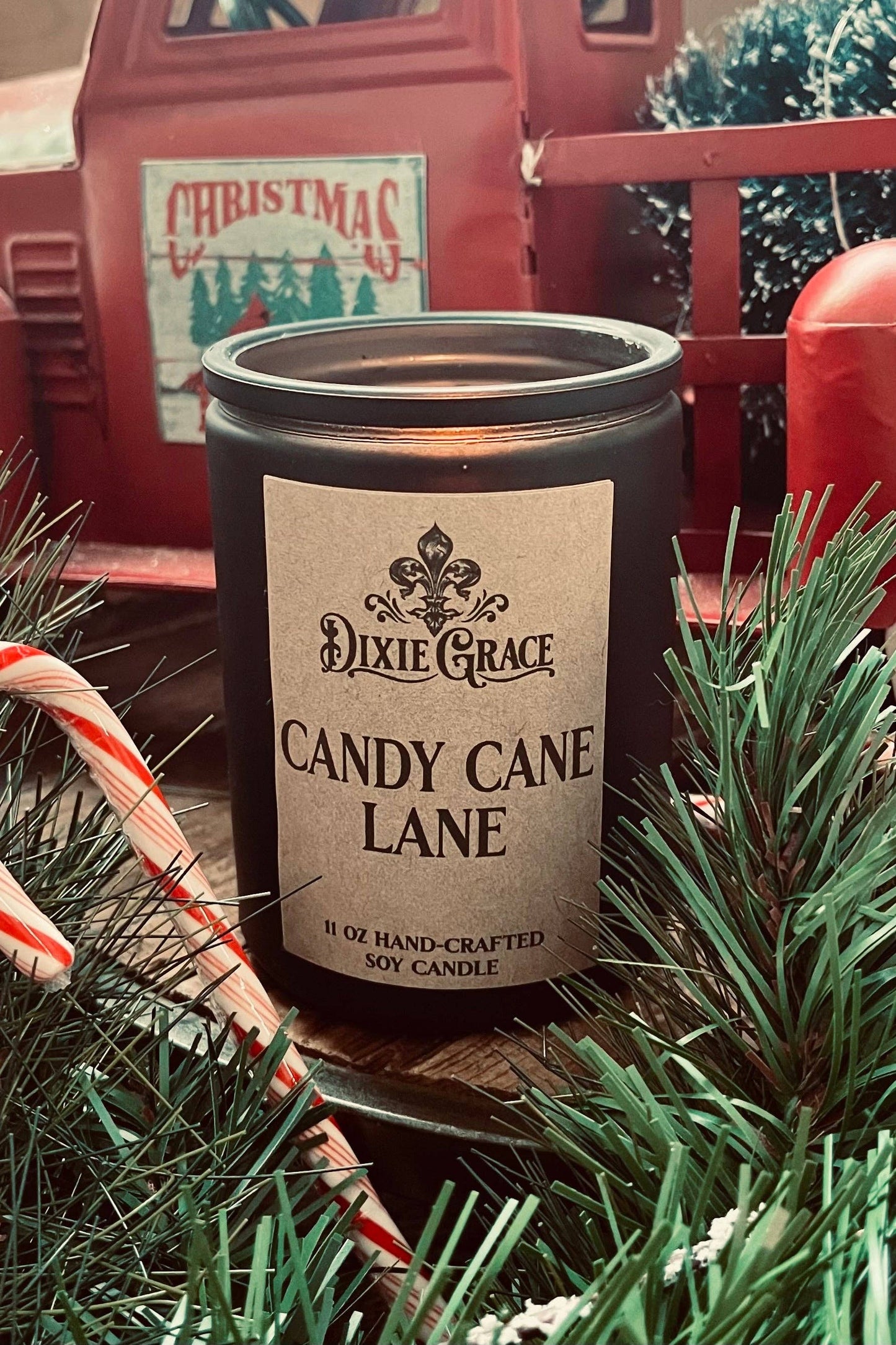 Candy Cane Lane Candle