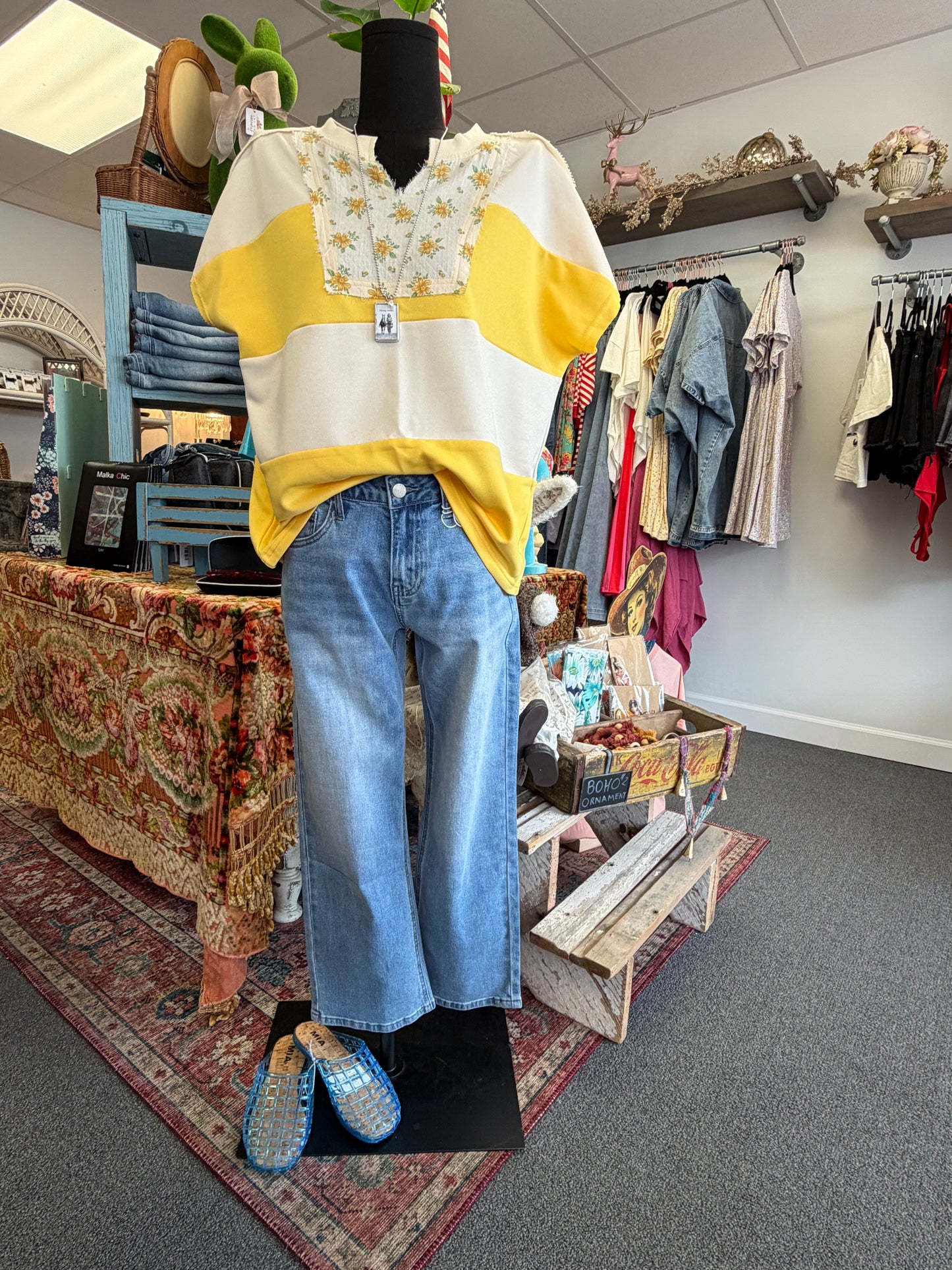 Quilted Colorblock Top