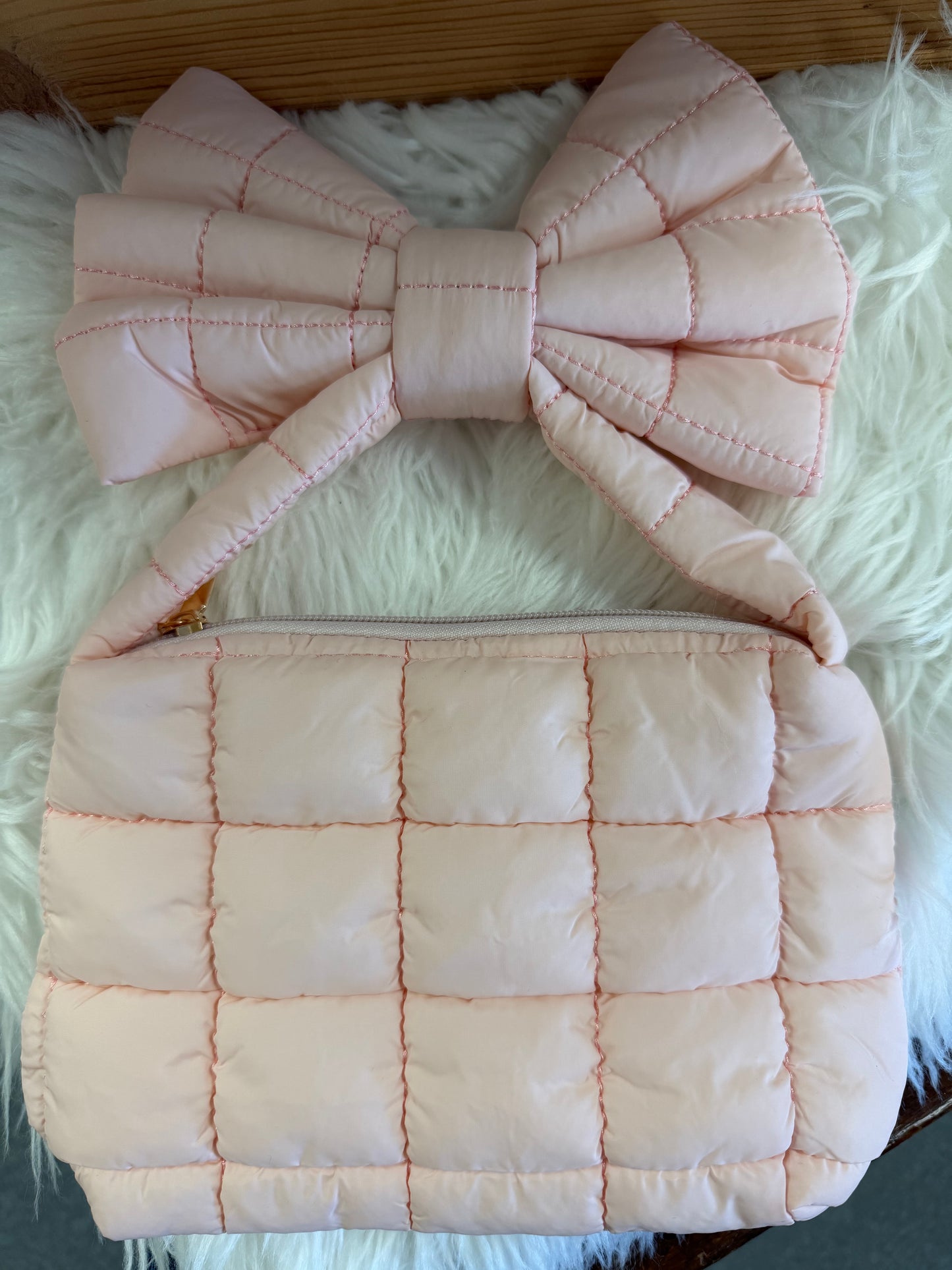 Mini Puffer Bow Bag