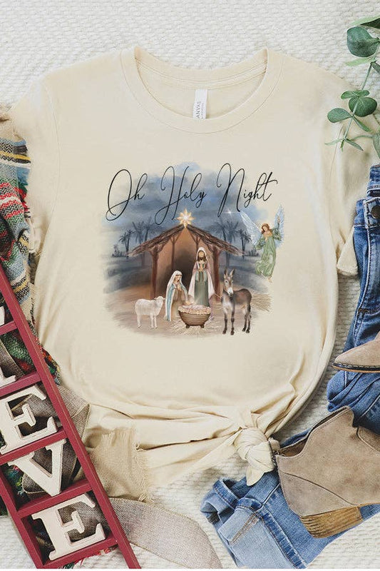 Christmas Clothing Oh Holy Night Tee