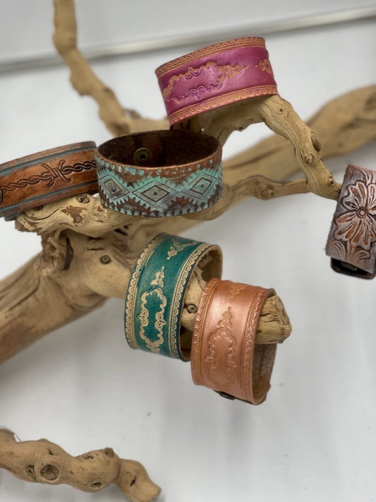 Hand Tooled Beauties - Bracelet