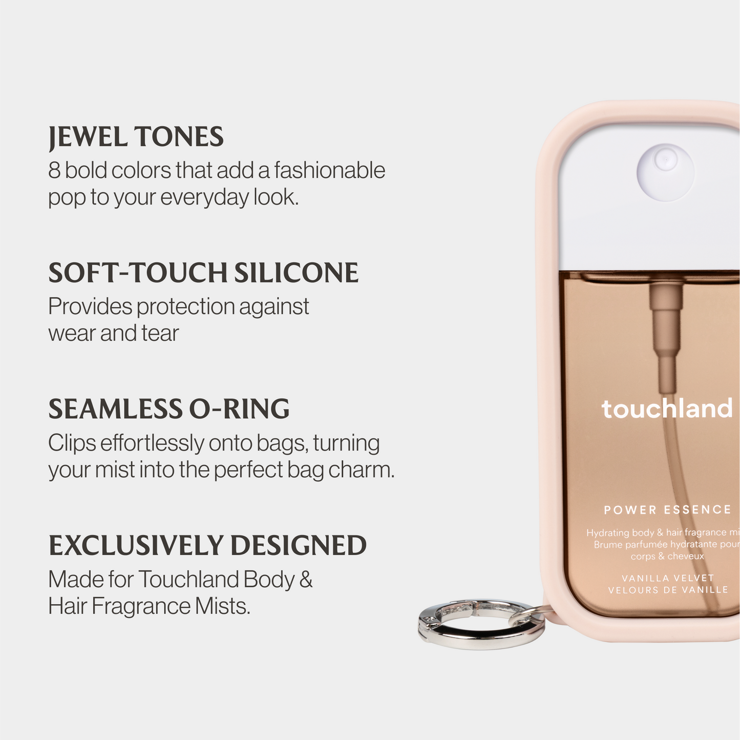 Rosy White Body & Hair Mist Case