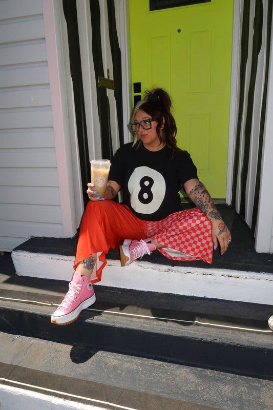 Half & Half Emyave™ Original Pants - RED + PINK