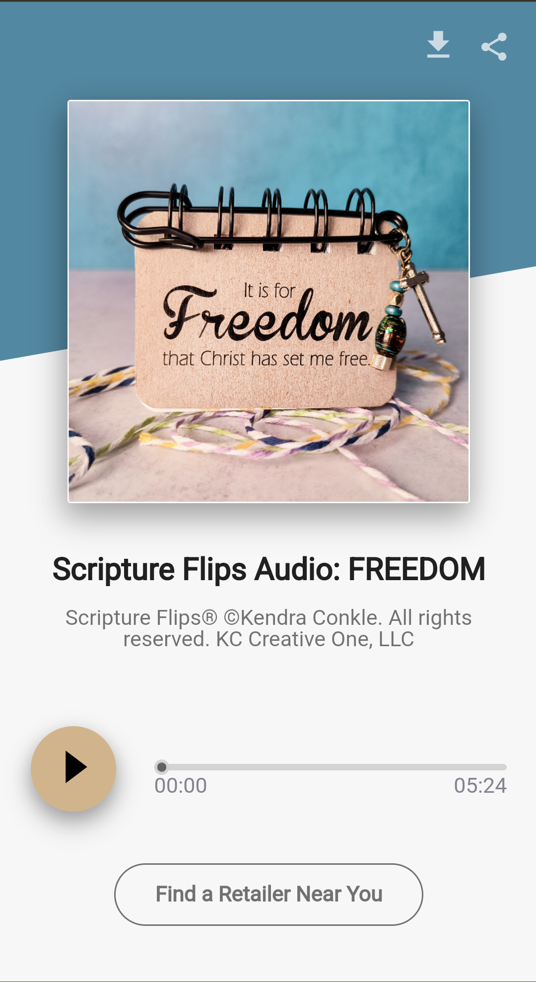 Freedom Scripture Flip