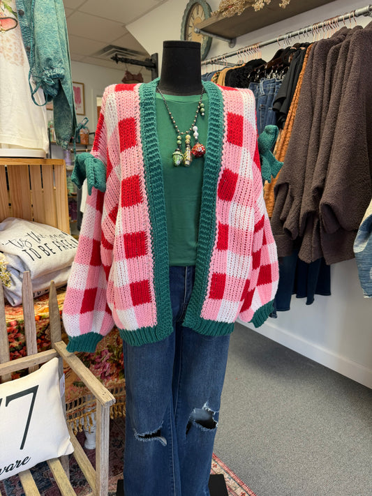 Wrapped In Cheer Cardigan