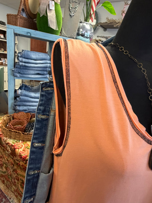 Coral Maxi Dress