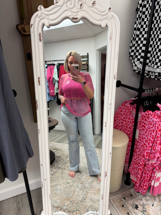 Judy Blue Back Pocket Cutout 90's Straight