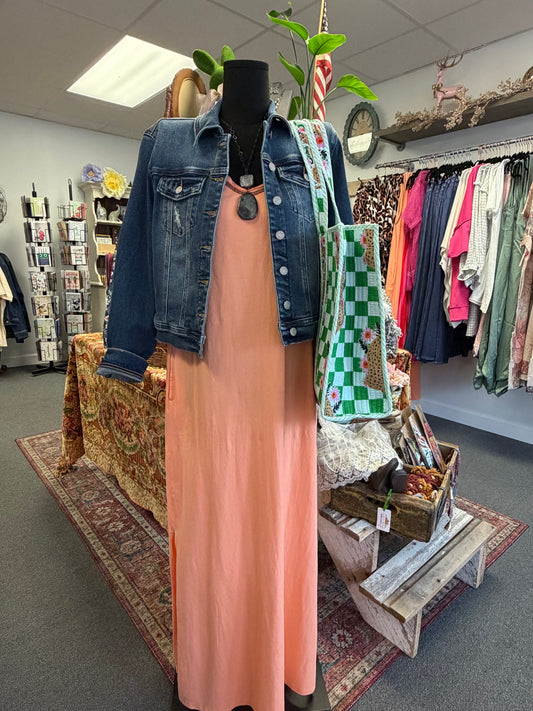 Coral Maxi Dress