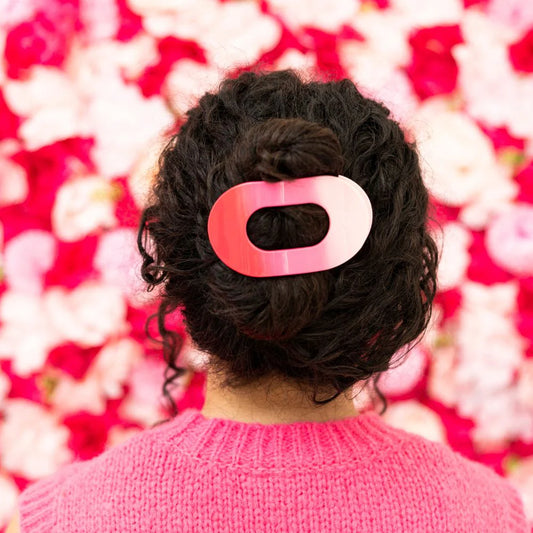 Teleties Kiss & Tell Flat Round Hair Clip