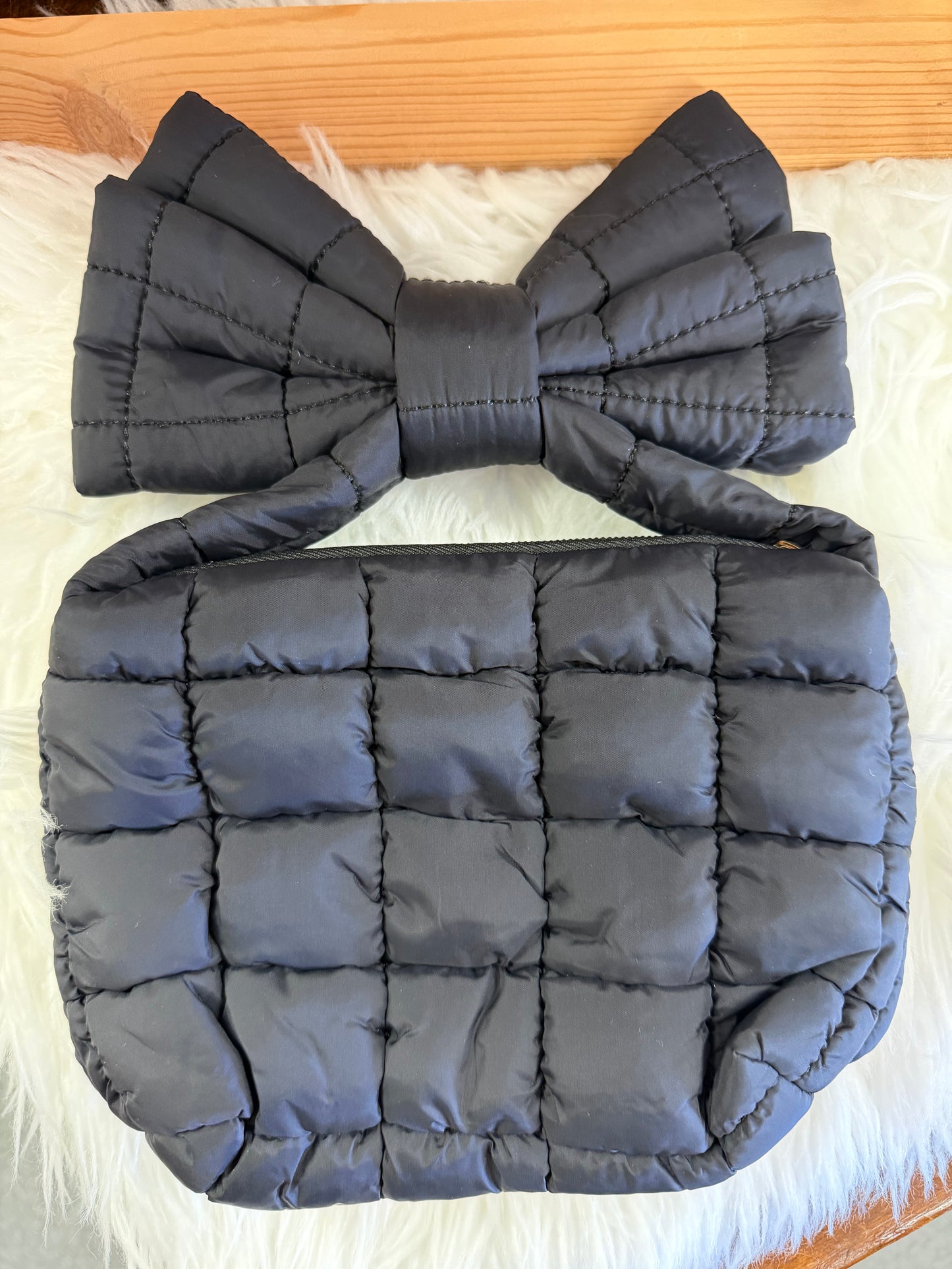 Mini Puffer Bow Bag