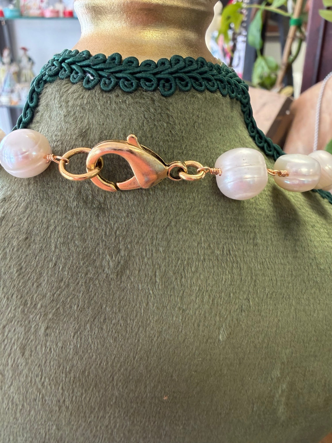 St. Benedict Medal Pearl Necklace