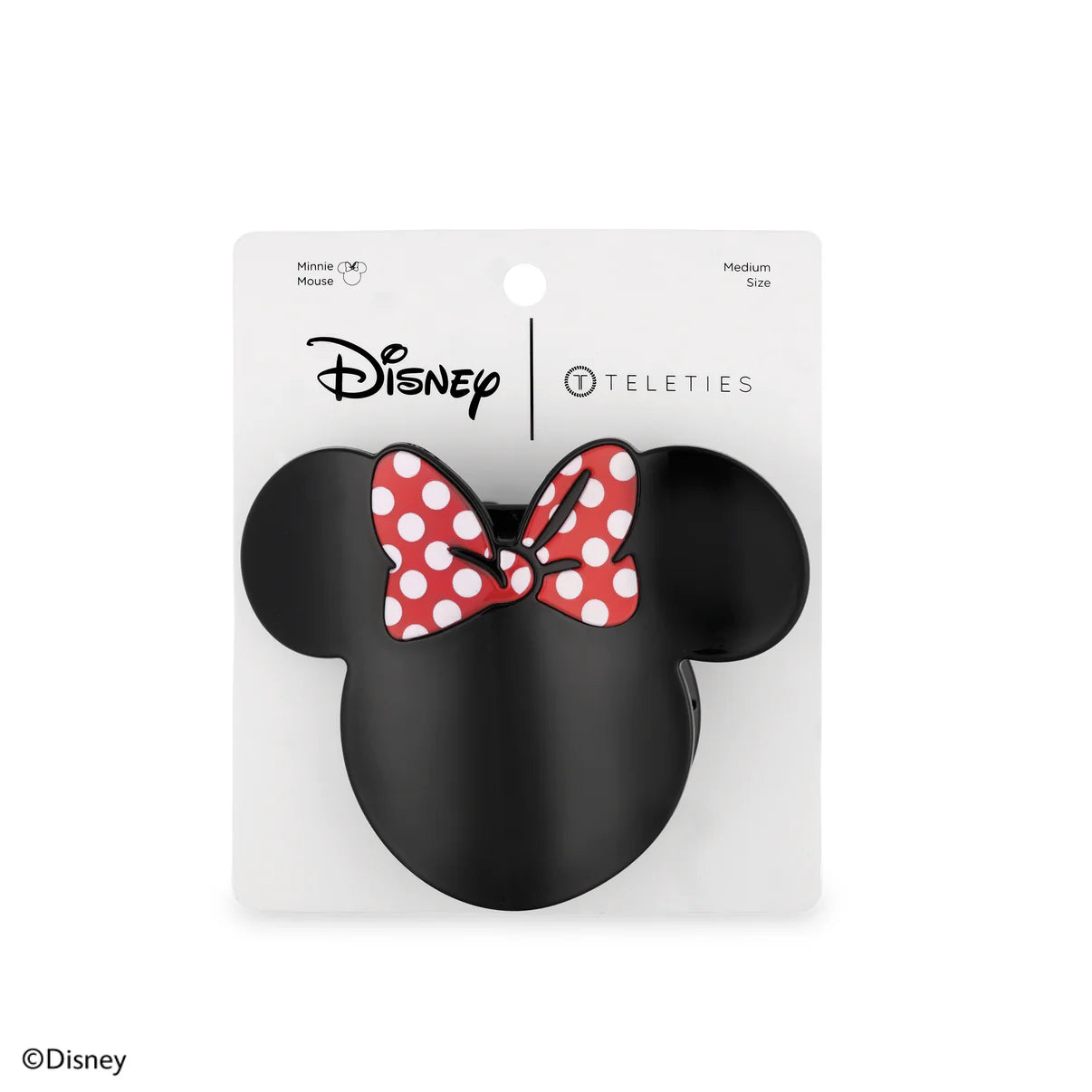 Disney: Minnie Mouse Shaped Medium Flat Hair Clip