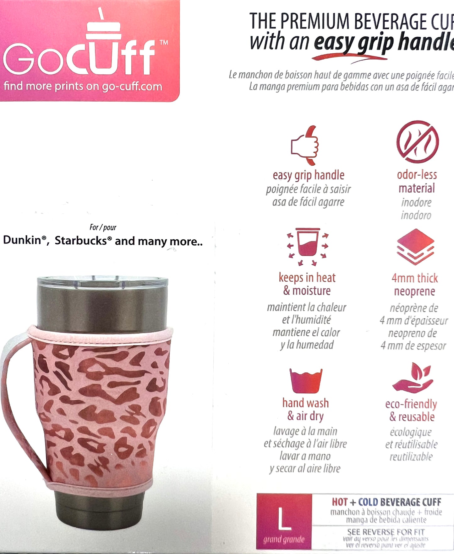 GoCuff Beverage Grip With Handle