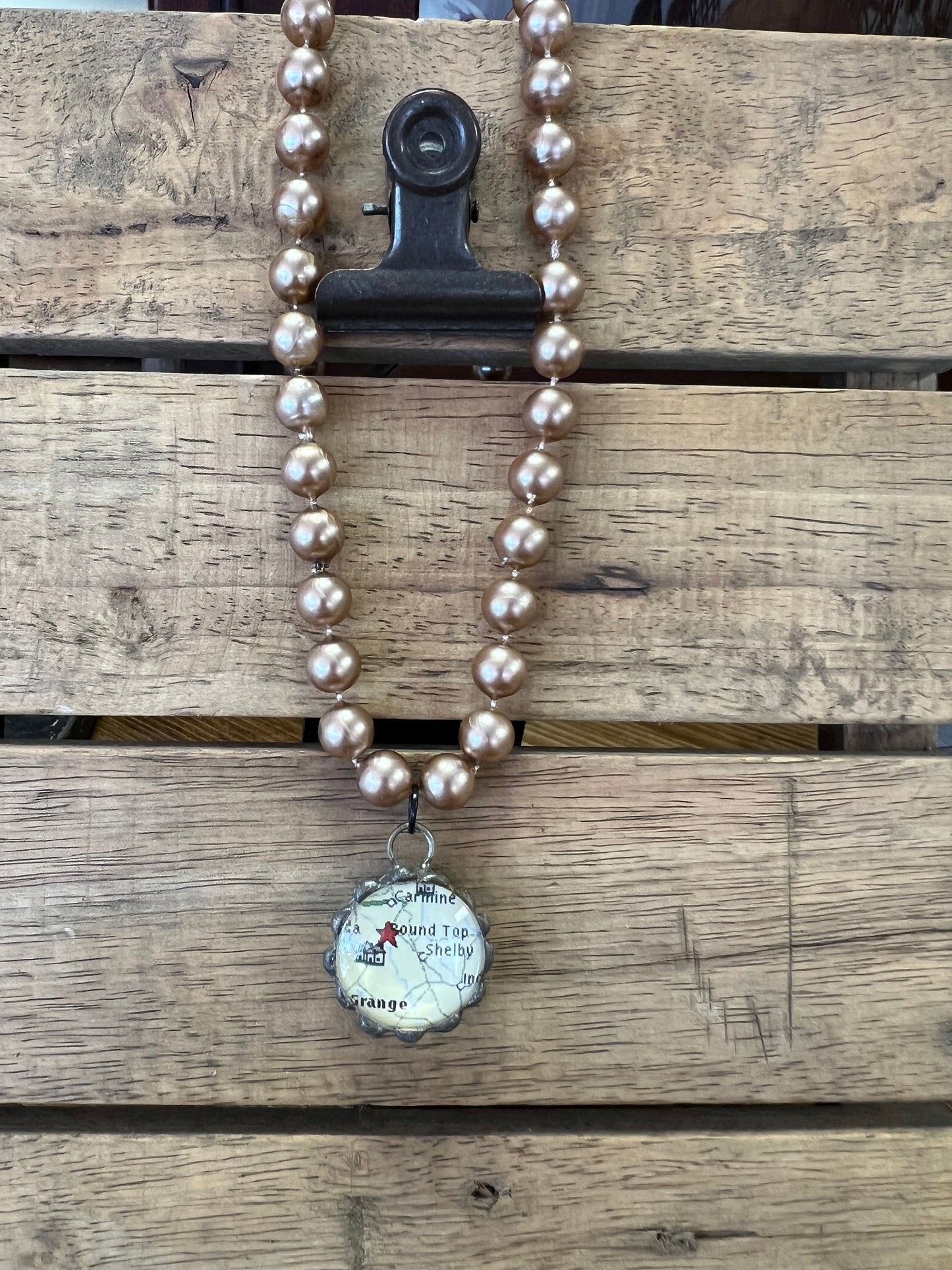 Vintage Pearl Charm Necklaces