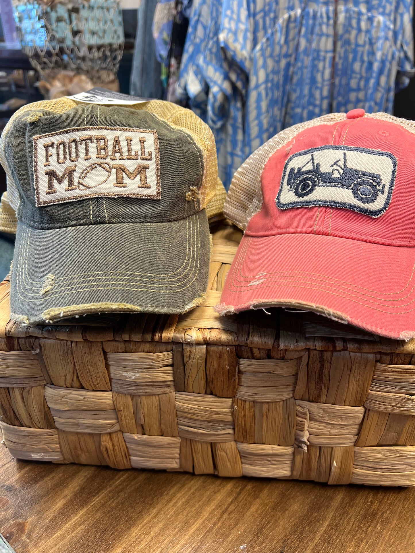 Distressed Baseball Hats!