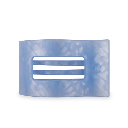 Blue Lagoon Flat Rectangle Hair Clip