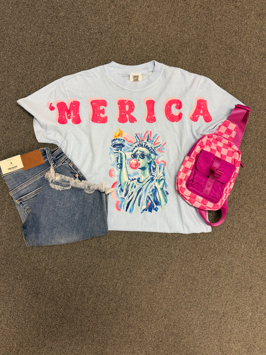 ’Merica Statue Graphic Tee