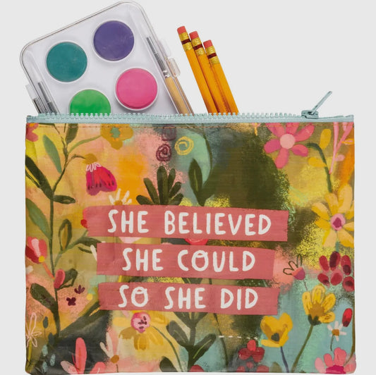 She believed she could zip wallet