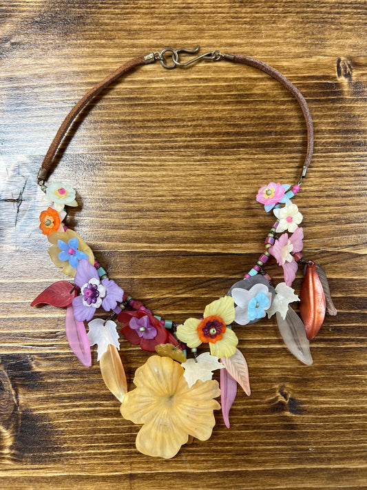 Handmade Garden Bloom Necklace