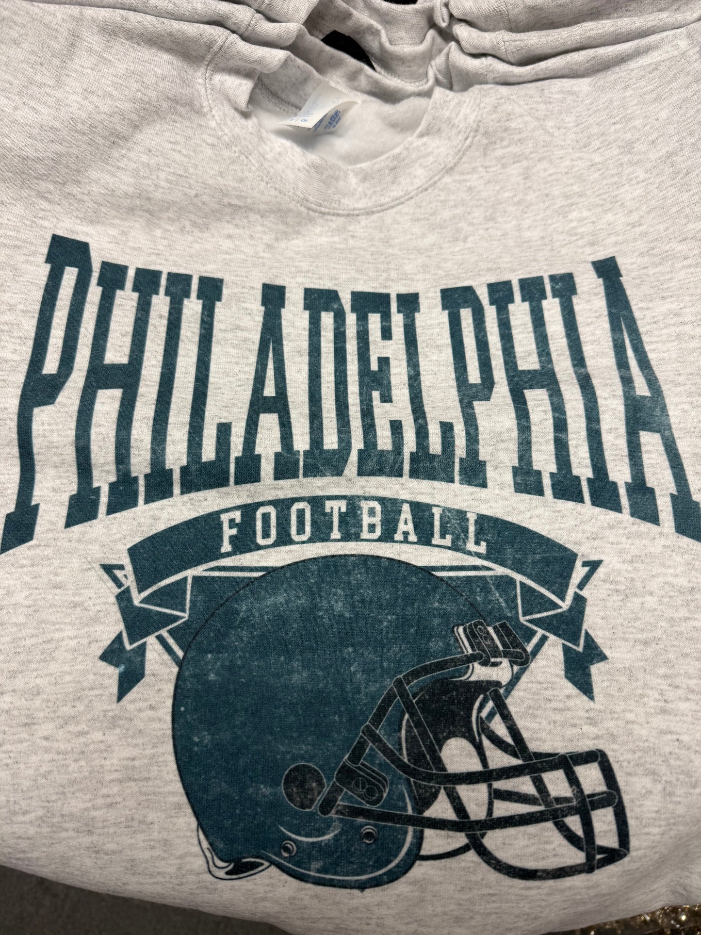 Philadelphia Hometown Vintage Football Sweatshirt