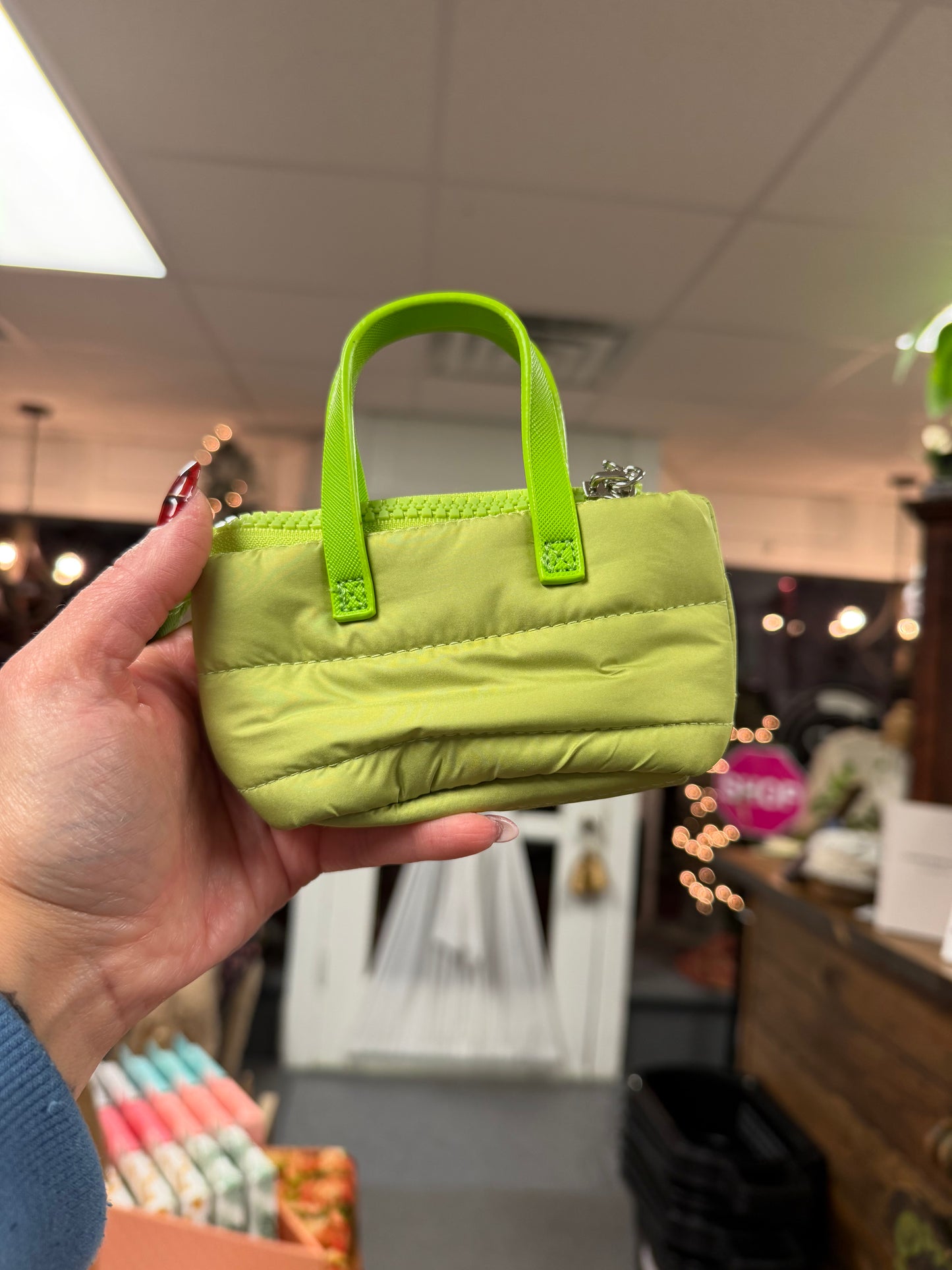 Mini Puff Bag Keychain