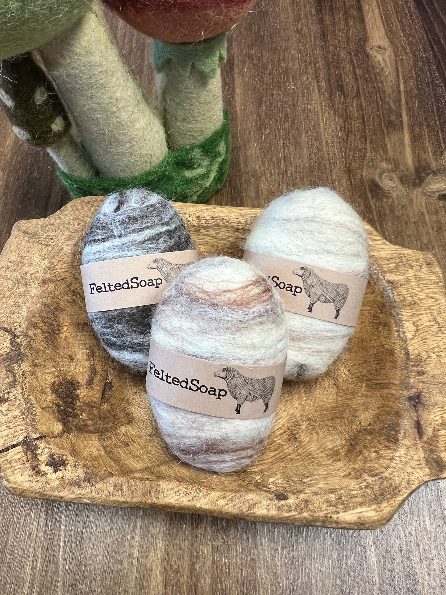 Felted Natural Soaps