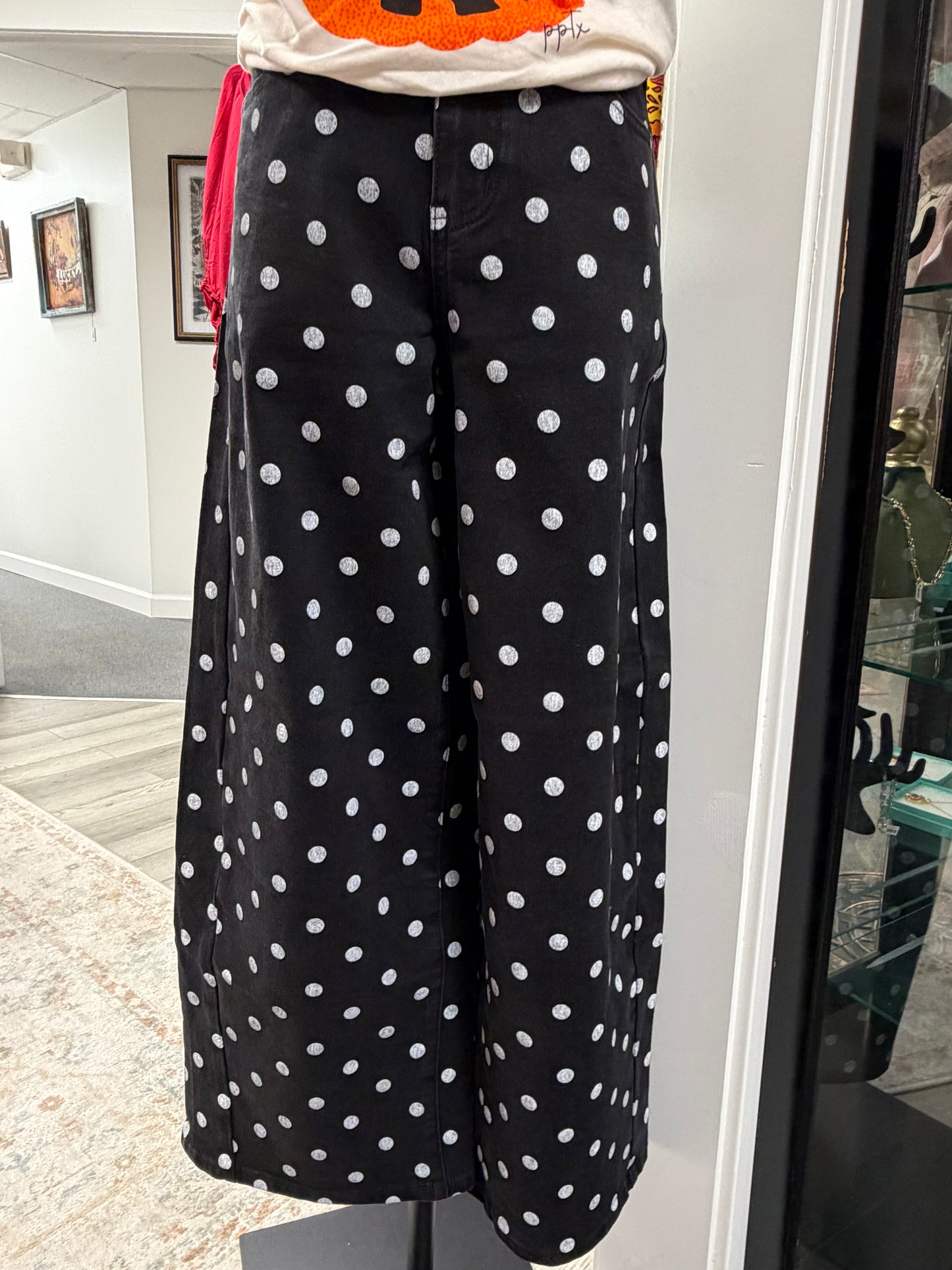 Blakeley Polka Dot Denim