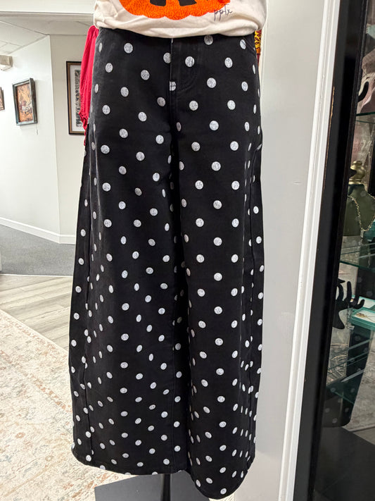 Blakeley Polka Dot Denim