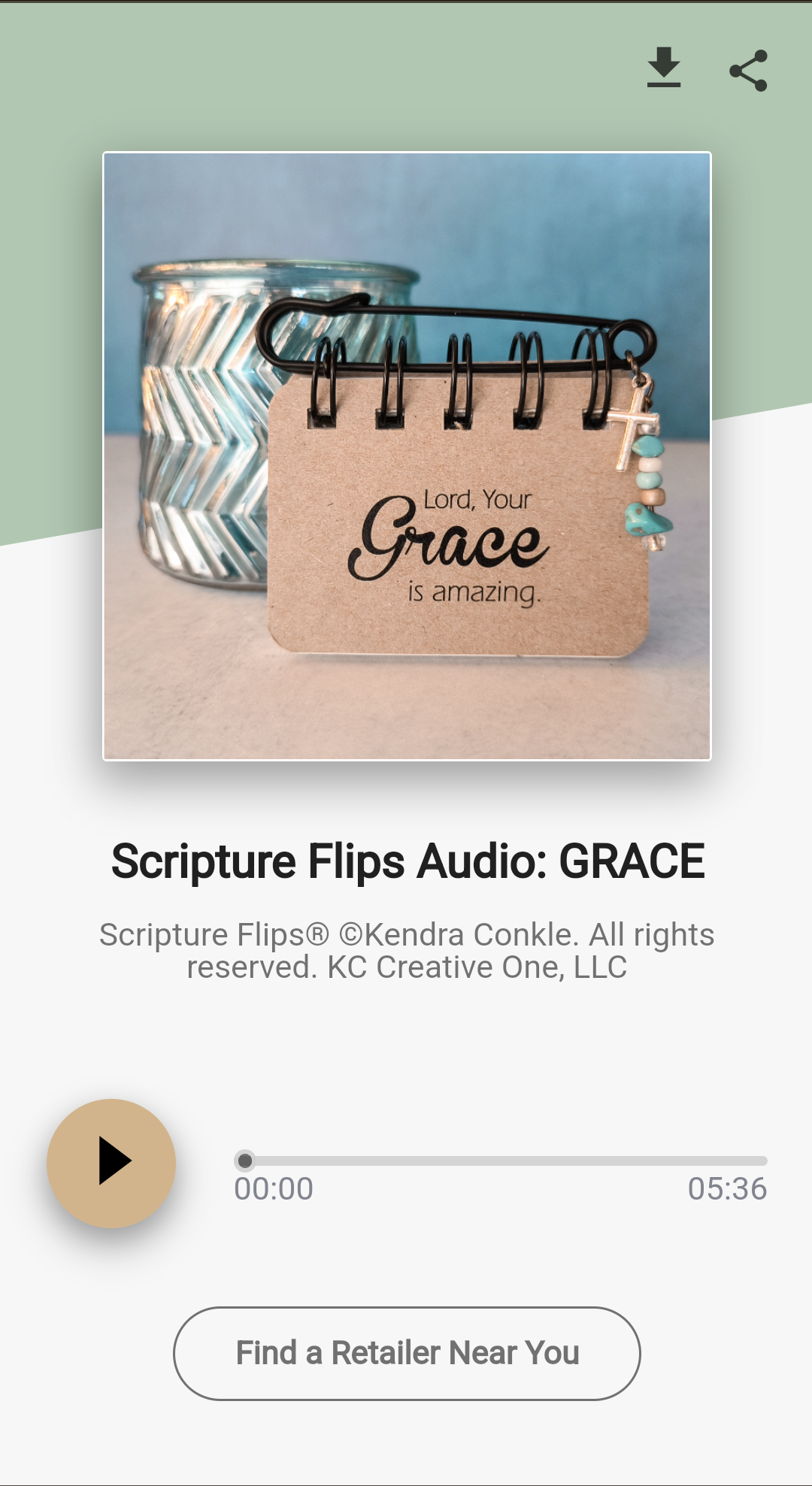Grace Scripture Flip