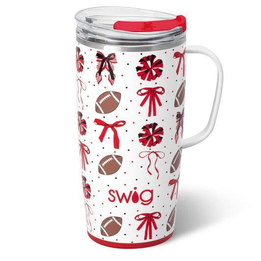 We've Got Spirit Black + Red Travel Mug (22oz)