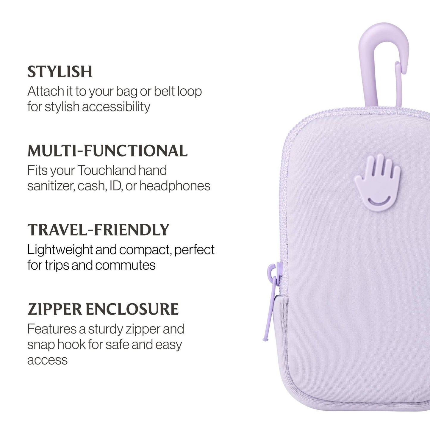 Light Purple Touchette Pouch